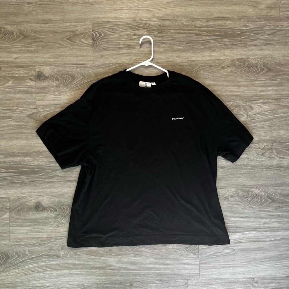 H&M / COLLUSION / XXL / T-Shirt / Black / Lightly Used